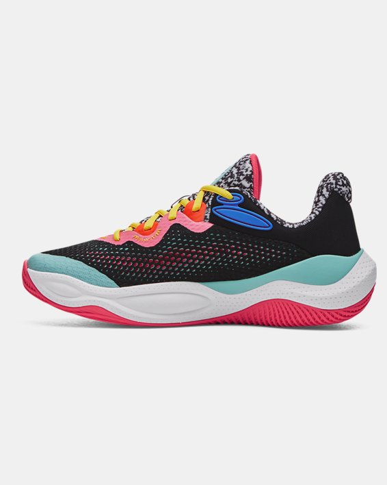 Unisex Curry Splash 'Curry Jam' Basketball Shoes in Black image number 1